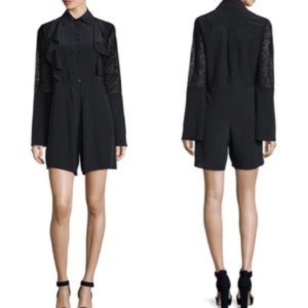 See by Chloe silk and lace romper sz 40 (8-10) M